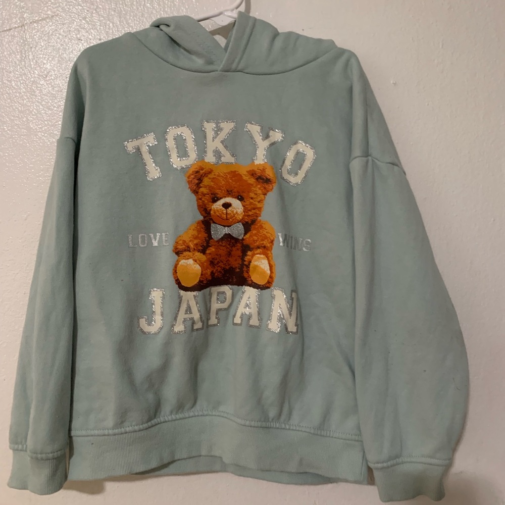 Girls Bear Tokyo Japan Hoodie